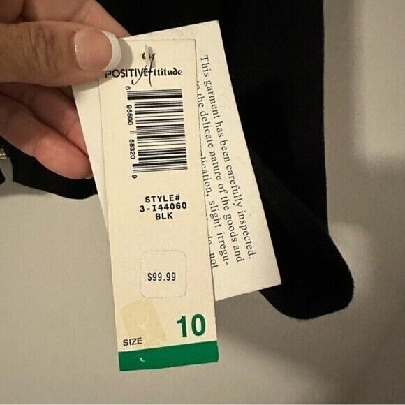 Vintage 80s Mob Wife Black Animal Print Contrast Trim Jacket Blazer Zip Sz 10 - Picture 6 of 10